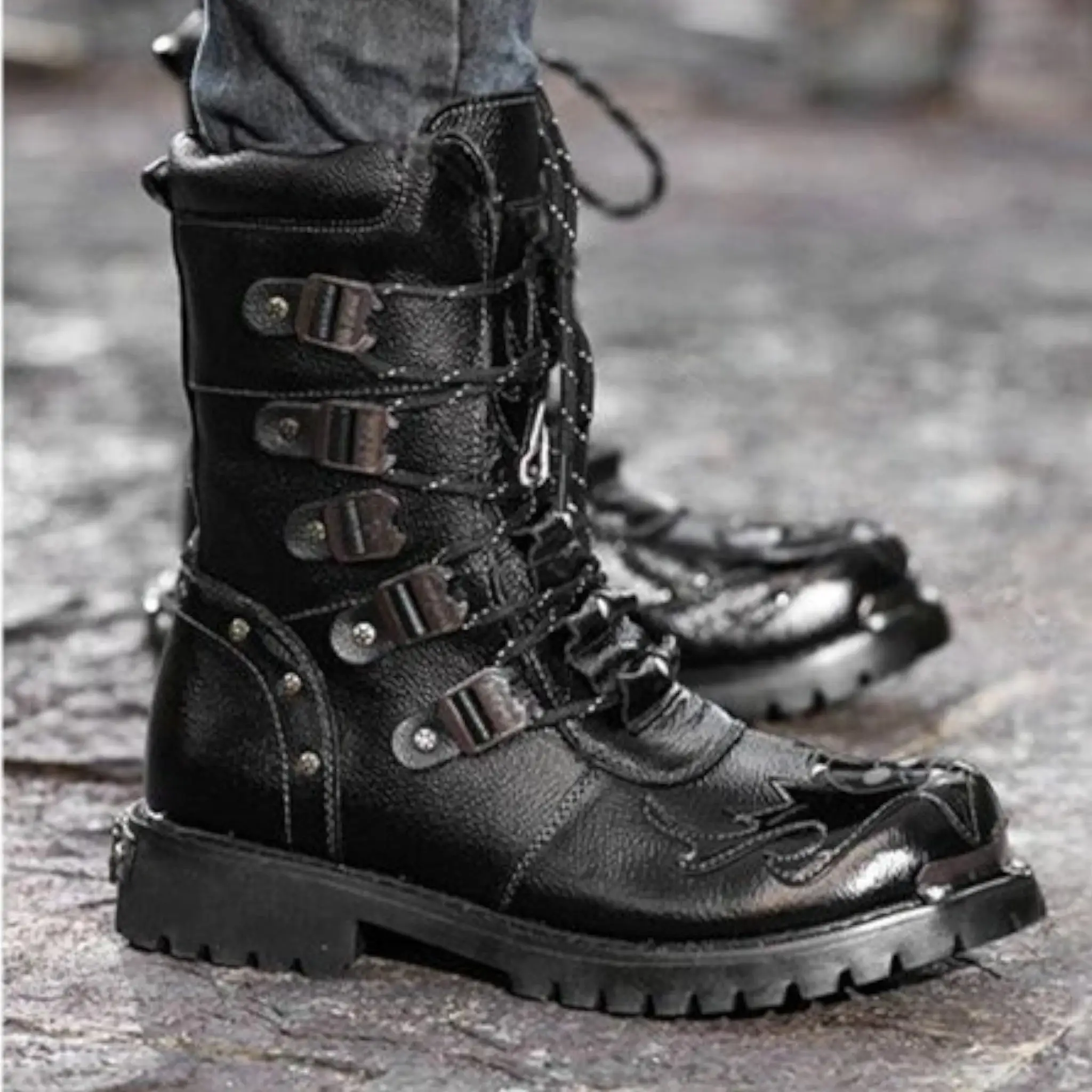 Chaussure rangers femme – Image 8
