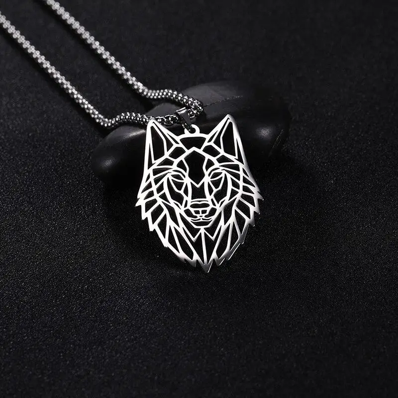 COLLIER MILITAIRE - LOUP SOLITAIRE (ARGENT) – Image 3