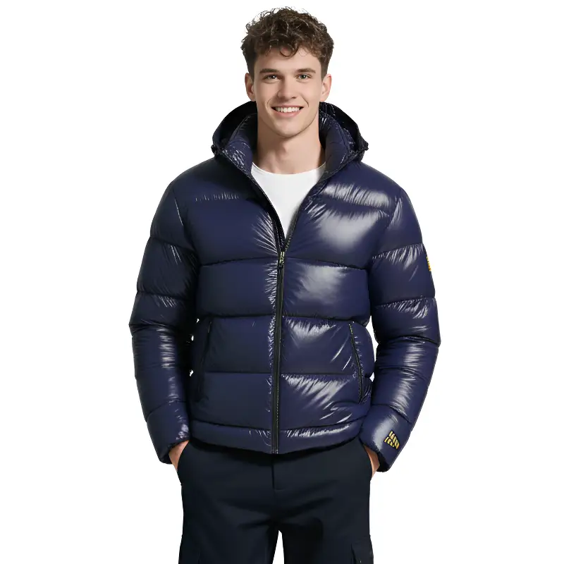 Doudoune militaire bleu – Image 8