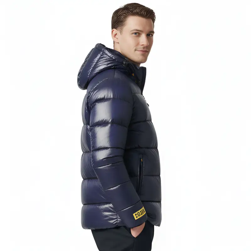 Doudoune militaire bleu – Image 3