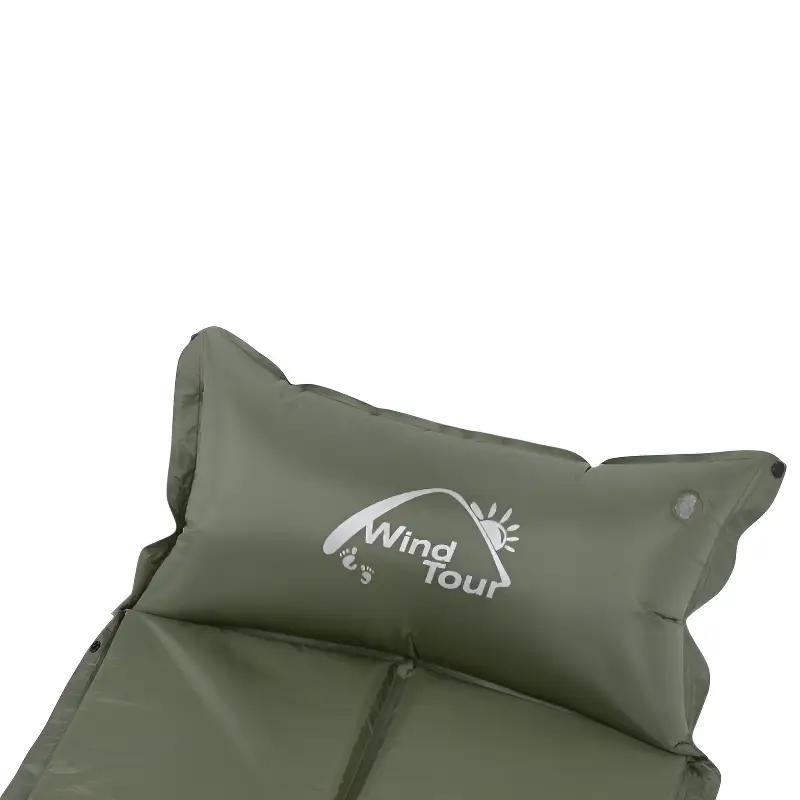 Matelas de camping avec oreiller intégré – Image 3