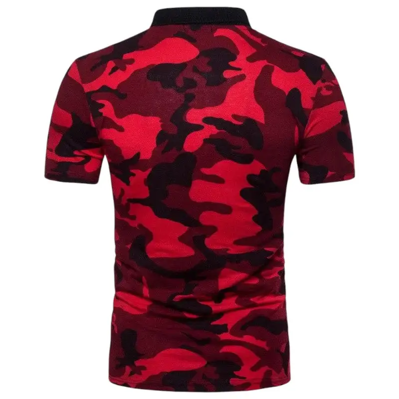 POLO MILITAIRE - CAMOUFLAGE ROUGE – Image 2