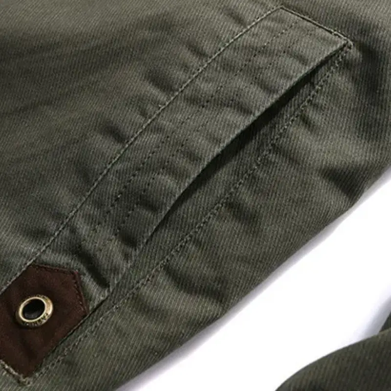 Veste kaki homme militaire – Image 8